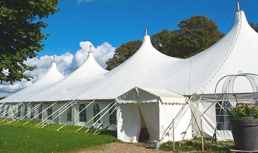 multiple portable toilets for large-scale outdoor events, ensuring availability for all guests in Newport Coast, CA